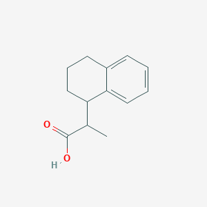 2-(1,2,3,4-Tetrahydronaphthalen-1-yl)propanoic acid