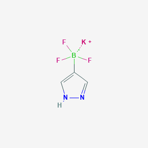 molecular formula C3H3BF3KN2 B1359444 Potassium 1H-pyrazole-4-trifluoroborate CAS No. 1111732-81-0