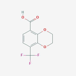 8-(Trifluoromethyl)-2,3-dihydro-1,4-benzodioxine-5-carboxylicacid