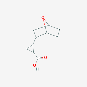 2-{7-Oxabicyclo[2.2.1]heptan-2-yl}cyclopropane-1-carboxylic acid