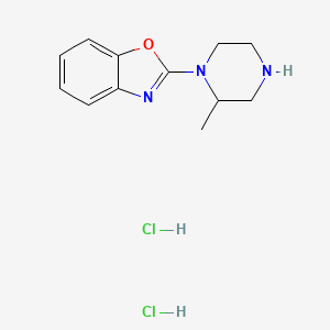 2-(2-Methylpiperazin-1-yl)-1,3-benzoxazoledihydrochloride