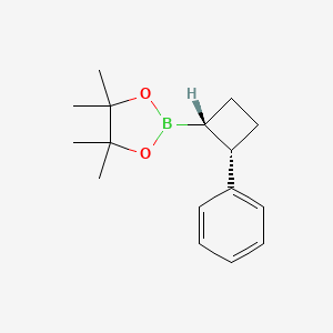 4,4,5,5-Tetramethyl-2-((1R,2S)-2-phenylcyclobutyl)-1,3,2-dioxaborolane