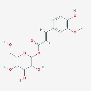 molecular formula C16H20O9 B135945 1-O-feruloyl-beta-D-glucose CAS No. 7196-71-6