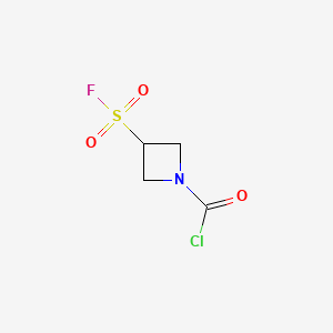 3-(Fluorosulfonyl)azetidine-1-carbonyl chloride