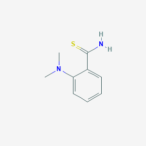 molecular formula C9H12N2S B13594515 2-(Dimethylamino)benzothioamide 