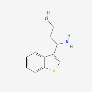 3-Amino-3-(benzo[b]thiophen-3-yl)propan-1-ol