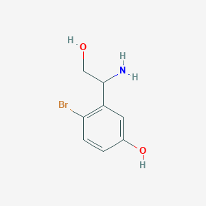 3-(1-Amino-2-hydroxyethyl)-4-bromophenol