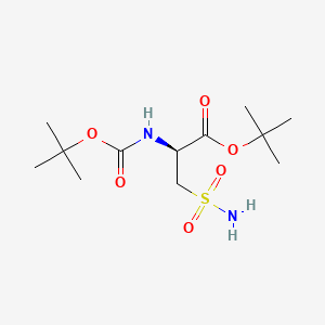 tert-butyl(2S)-2-{[(tert-butoxy)carbonyl]amino}-3-sulfamoylpropanoate