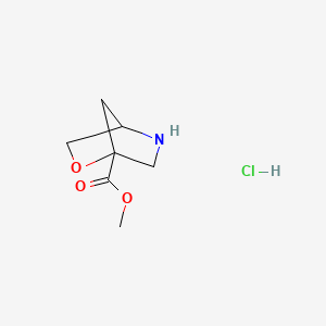 Methyl 2-oxa-5-azabicyclo[2.2.1]heptane-1-carboxylate hydrochloride