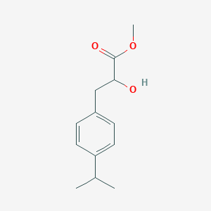 molecular formula C13H18O3 B13594636 Methyl 2-hydroxy-3-(4-isopropylphenyl)propanoate 