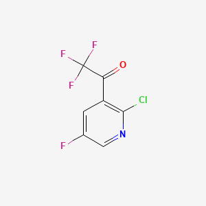 1-(2-Chloro-5-fluoropyridin-3-yl)-2,2,2-trifluoroethan-1-one