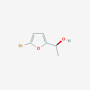 molecular formula C6H7BrO2 B13594699 (S)-1-(5-Bromofuran-2-yl)ethan-1-ol 