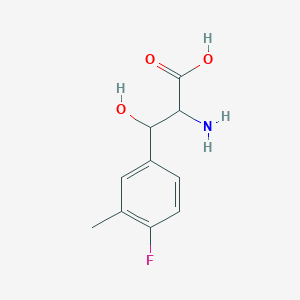 2-Amino-3-(4-fluoro-3-methylphenyl)-3-hydroxypropanoic acid