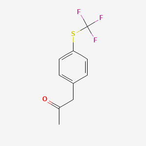 1-(4-(Trifluoromethylthio)phenyl)propan-2-one