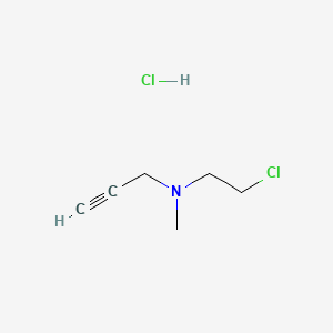 (2-Chloroethyl)(methyl)(prop-2-yn-1-yl)aminehydrochloride