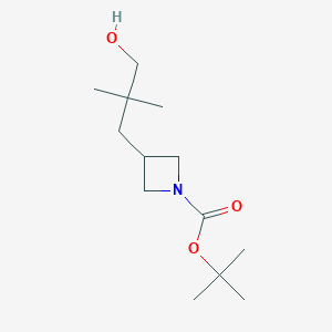 Tert-butyl 3-(3-hydroxy-2,2-dimethylpropyl)azetidine-1-carboxylate