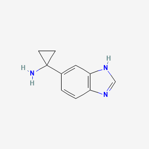 1-(1H-Benzo[d]imidazol-5-yl)cyclopropan-1-amine