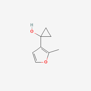 1-(2-Methylfuran-3-yl)cyclopropan-1-ol