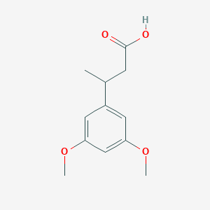 molecular formula C12H16O4 B13594888 3-(3,5-Dimethoxyphenyl)butanoic acid 