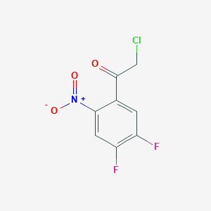 2-Chloro-1-(4,5-difluoro-2-nitrophenyl)ethan-1-one