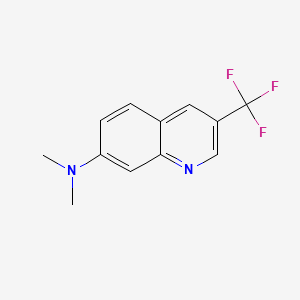 N,N-dimethyl-3-(trifluoromethyl)quinolin-7-amine