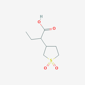 2-(1,1-Dioxidotetrahydrothiophen-3-yl)butanoic acid