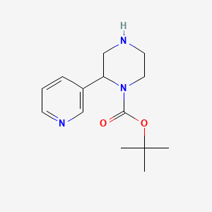 Tert-butyl 2-(pyridin-3-YL)piperazine-1-carboxylate