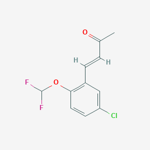 4-(5-Chloro-2-(difluoromethoxy)phenyl)but-3-en-2-one