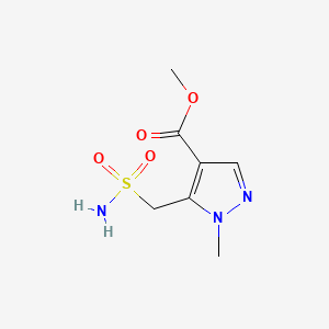 methyl 1-methyl-5-(sulfamoylmethyl)-1H-pyrazole-4-carboxylate