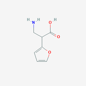 3-Amino-2-(furan-2-YL)propanoic acid