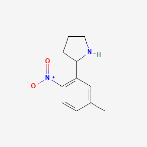 2-(5-Methyl-2-nitrophenyl)pyrrolidine