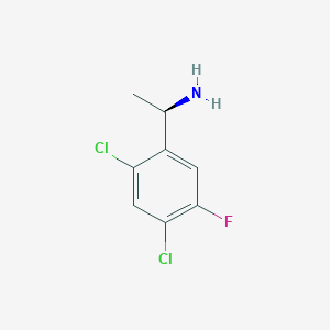 (R)-1-(2,4-Dichloro-5-fluorophenyl)ethan-1-amine