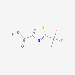 2-(1,1-Difluoroethyl)-1,3-thiazole-4-carboxylicacid