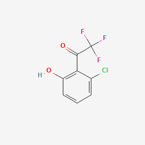 1-(2-Chloro-6-hydroxyphenyl)-2,2,2-trifluoroethan-1-one