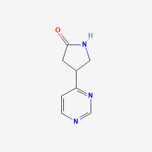 4-(Pyrimidin-4-yl)pyrrolidin-2-one