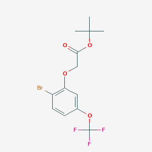 Tert-butyl 2-[2-bromo-5-(trifluoromethoxy)phenoxy]acetate