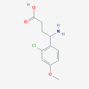 4-Amino-4-(2-chloro-4-methoxyphenyl)butanoic acid