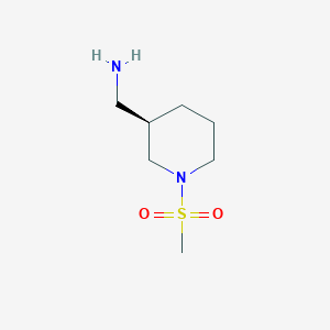 [(3R)-1-methanesulfonylpiperidin-3-yl]methanamine