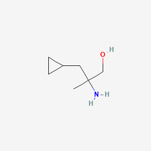 2-Amino-3-cyclopropyl-2-methylpropan-1-ol