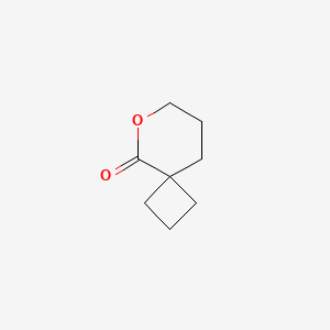 molecular formula C8H12O2 B13595452 6-Oxaspiro[3.5]nonan-5-one 