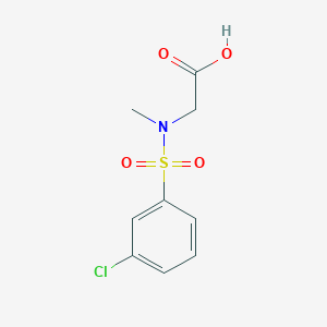 2-(n-Methyl3-chlorobenzenesulfonamido)acetic acid