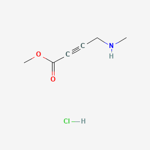 Methyl4-(methylamino)but-2-ynoatehydrochloride