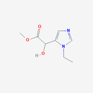 Methyl 2-(1-ethyl-1h-imidazol-5-yl)-2-hydroxyacetate