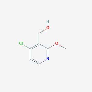 molecular formula C7H8ClNO2 B13595549 (4-Chloro-2-methoxypyridin-3-yl)methanol 