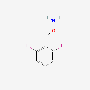 molecular formula C7H7F2NO B13595552 O-(2,6-Difluorobenzyl)hydroxylamine 