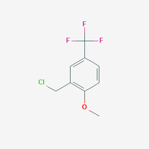 2-(Chloromethyl)-1-methoxy-4-(trifluoromethyl)benzene