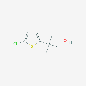 2-(5-Chlorothiophen-2-yl)-2-methylpropan-1-ol