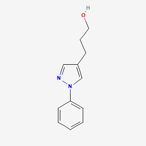 3-(1-phenyl-1H-pyrazol-4-yl)propan-1-ol