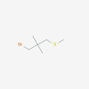 (3-Bromo-2,2-dimethylpropyl)(methyl)sulfane