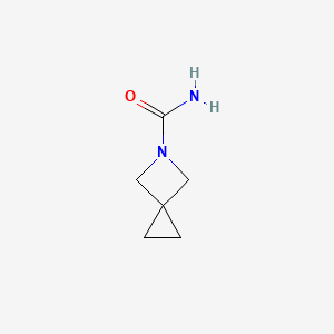 molecular formula C6H10N2O B13595680 5-Azaspiro[2.3]hexane-5-carboxamide 